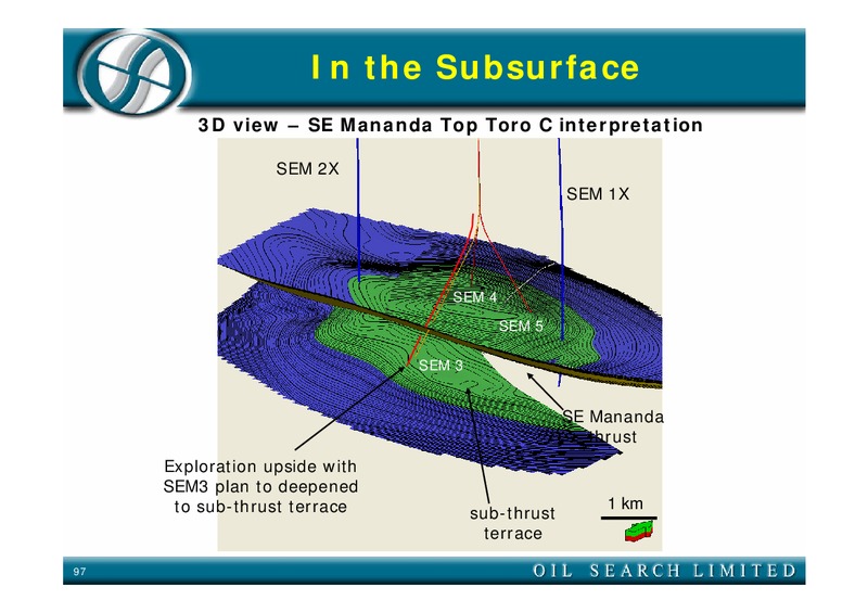 FIELD TRIP – Oil Search Limited – slide 97