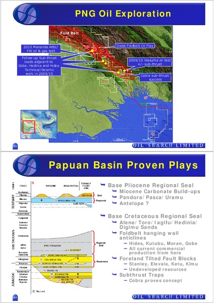 INVESTOR FIELD TRIP – Oil Search Limited – slide 42