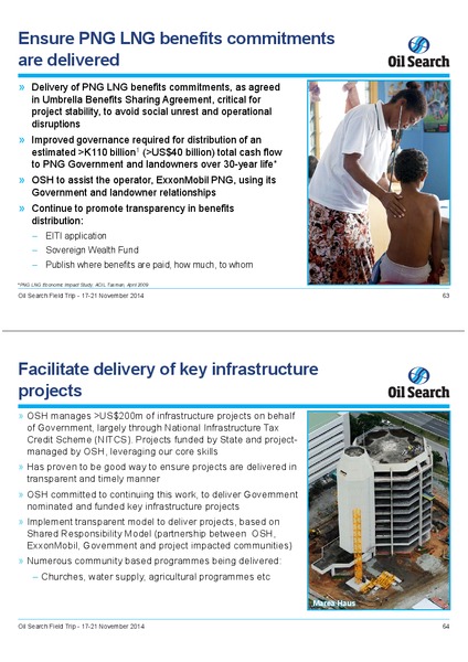 NOVEMBER 2014 INVESTOR FIELD TRIP – Oil Search Limited – slide 31