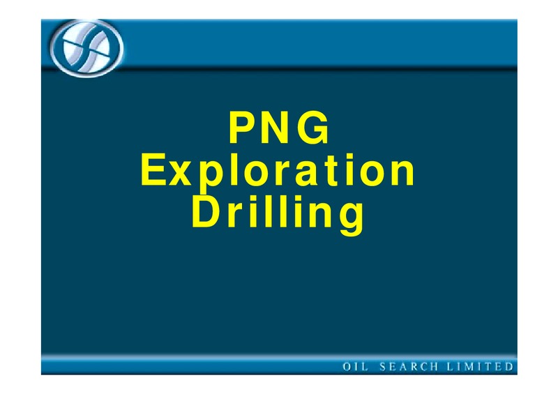 2004 PNG MPI CONFERENCE – Oil Search Limited – slide 20
