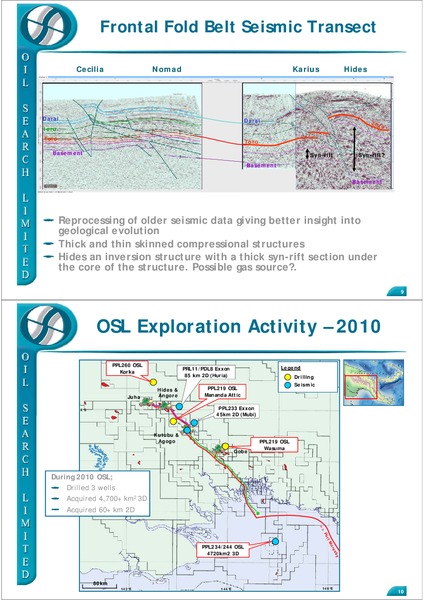 DECEMBER 2010 PNG EXPLORATION REVIEW – Oil Search Limited – slide 5