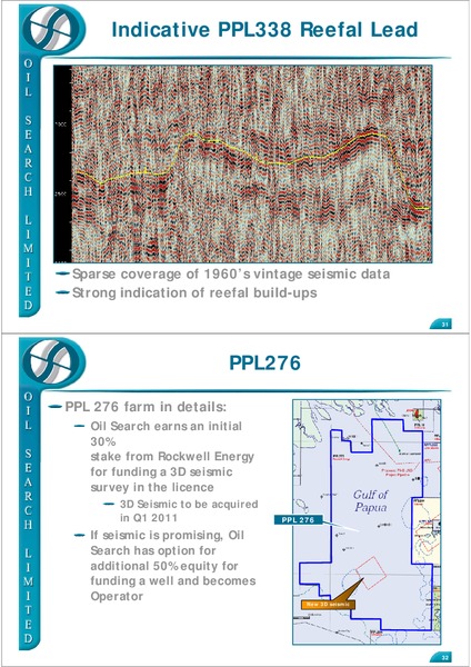 DECEMBER 2010 PNG EXPLORATION REVIEW – Oil Search Limited – slide 16