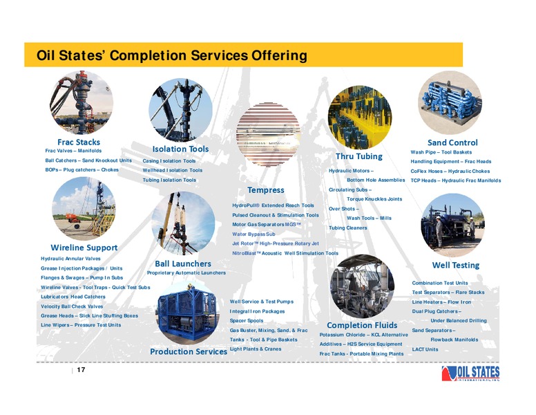 RAYMOND JAMES INSTITUTIONAL INVESTORS CONFERENCE – Oil States International Inc. – slide 16