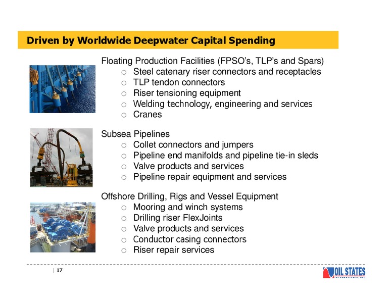 Presentation for the Howard Weil Investor Conference – Oil States International Inc. – slide 16