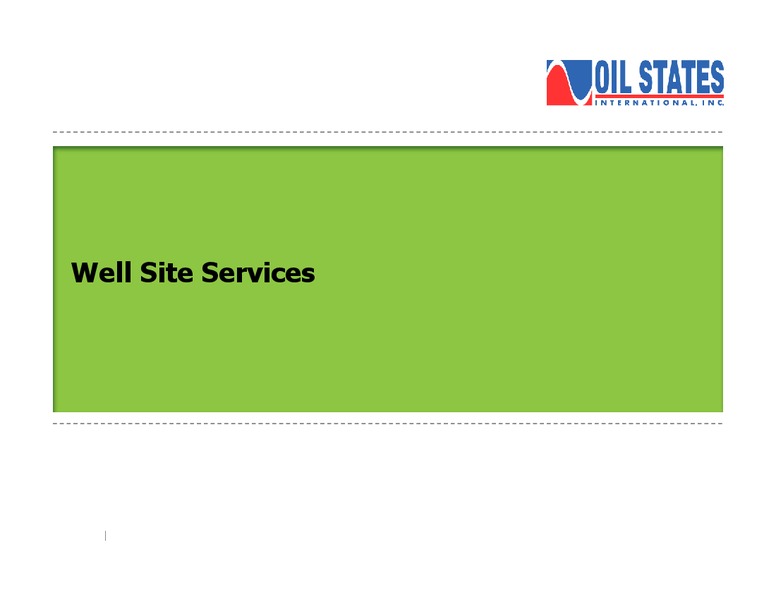 Presentation for the Simmons & Company Kohler Investor Conference – Oil States International Inc. – slide 14
