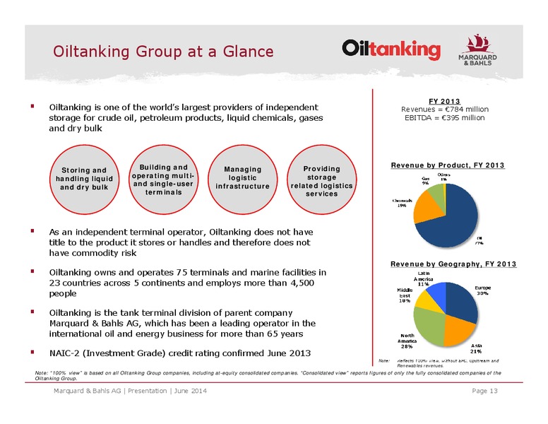 Oiltanking Partners Inaugural Analyst Day – Oiltanking Partners Lp – slide 12
