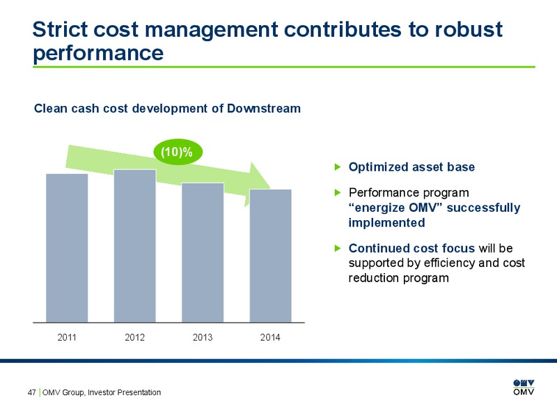 Investor Presentation – OMV – slide 46