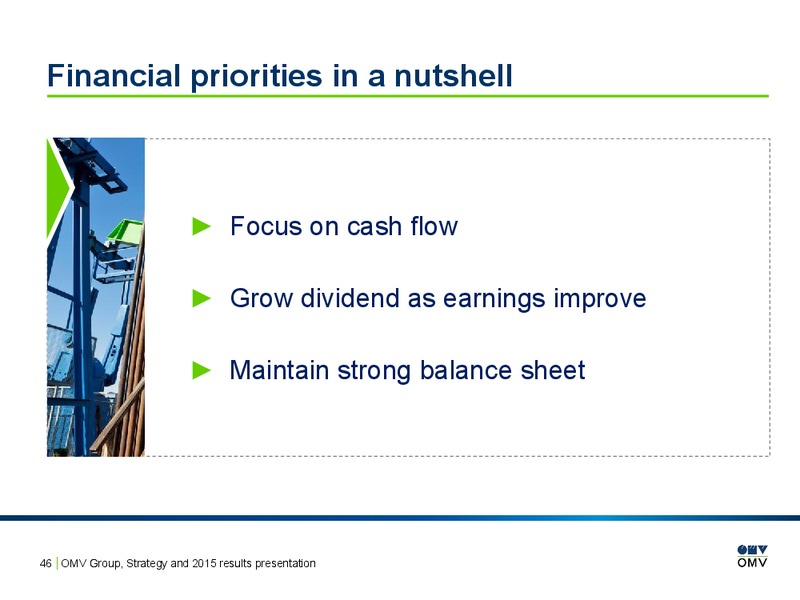 2015 Results Presentation – OMV – slide 45