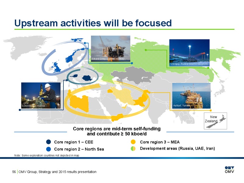2015 Results Presentation – OMV – slide 55