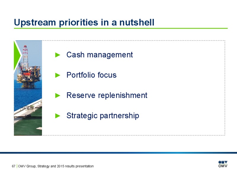 2015 Results Presentation – OMV – slide 66