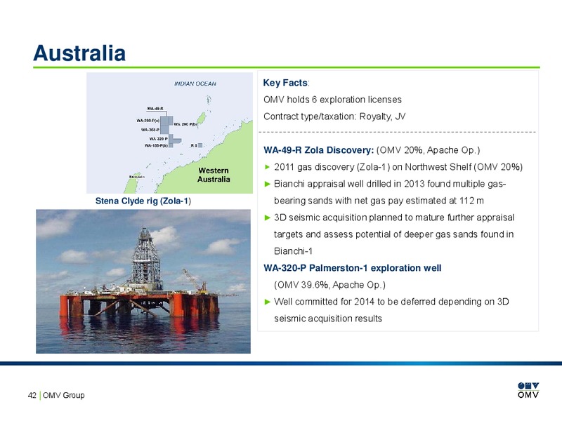 Exploration and Production – OMV – slide 41