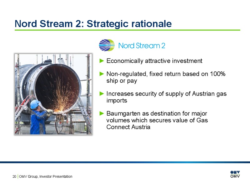 February 2016 Investor Presentation – OMV – slide 19