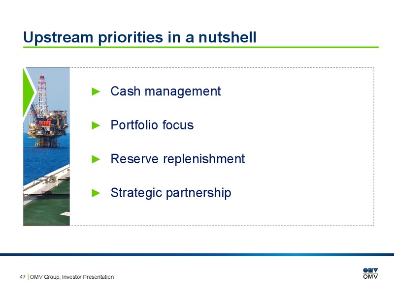 February 2016 Investor Presentation – OMV – slide 46