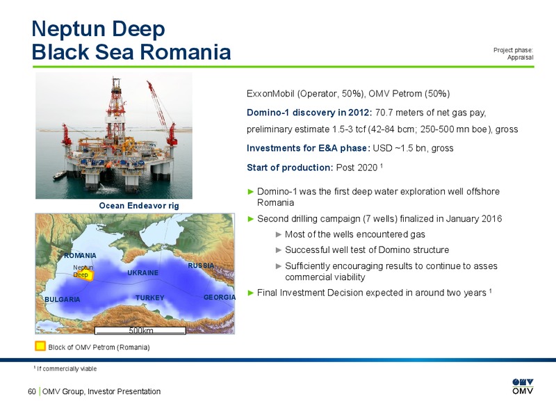 February 2016 Investor Presentation – OMV – slide 59