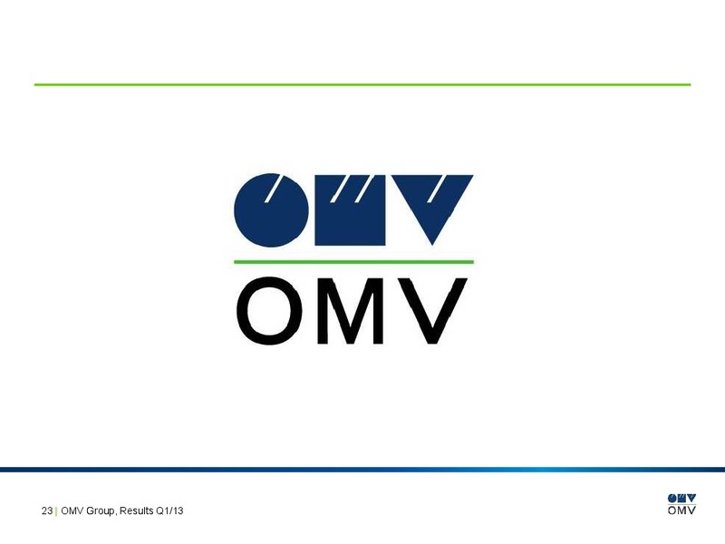 Q1 Results – OMV – slide 22