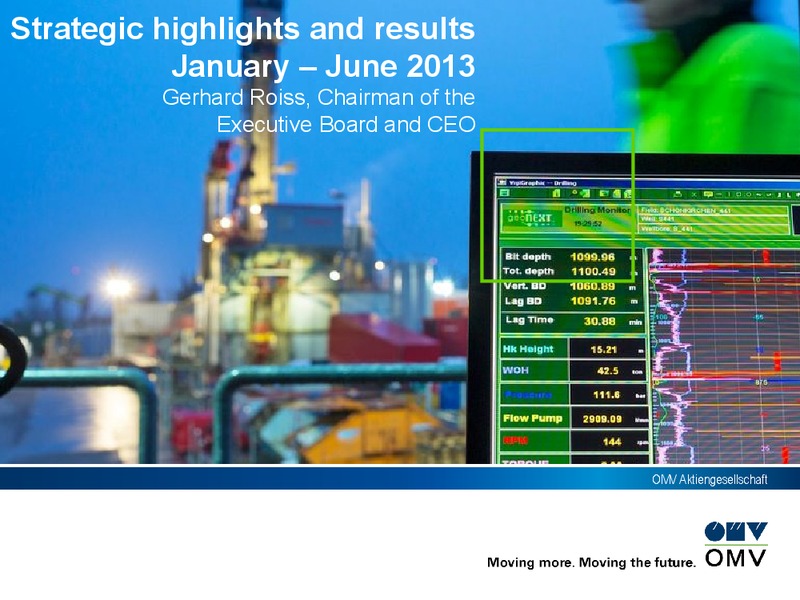 January June and Q2 2013 Results – OMV – slide 2