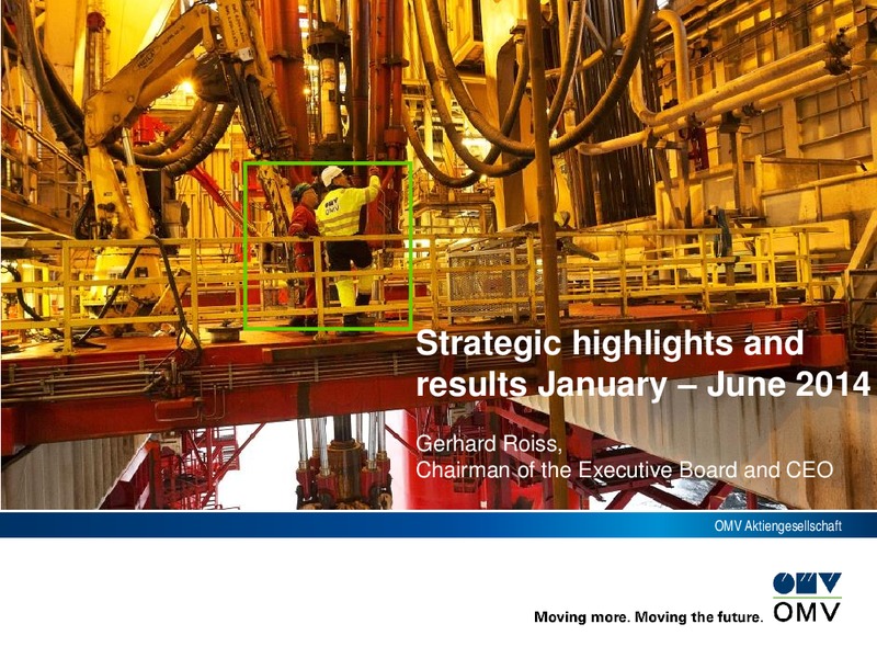 January June and Q2 2014 Results – OMV – slide 2