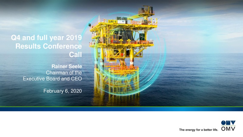 Q4 and full year 2019 Results Conference Call – OMV Group – slide 1