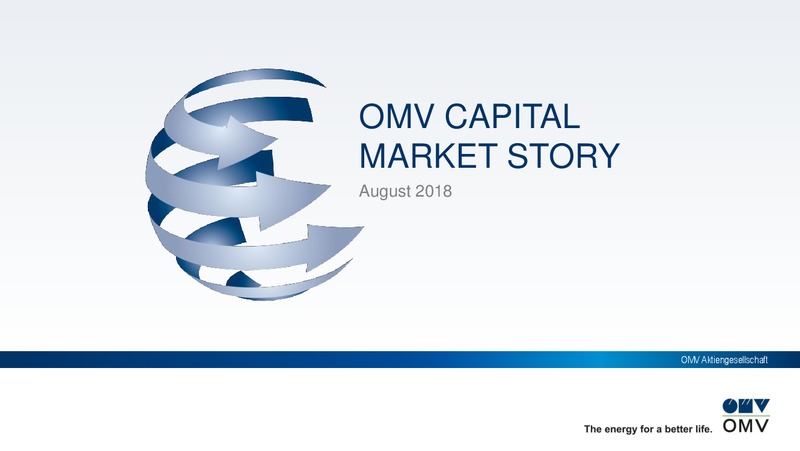 August 2018 Investor Presentation – OMV Group – slide 1