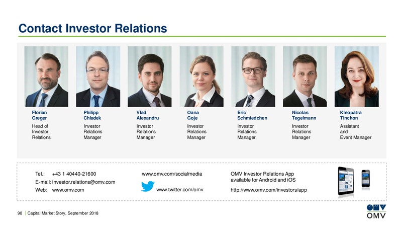 Roadshow Switzerland – OMV Group – slide 97