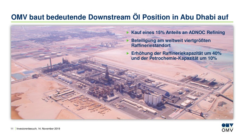OMV Retail Investor Day – OMV Group – slide 11
