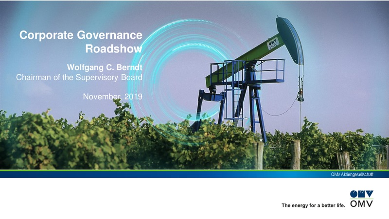 Corporate Governance Roadshow – OMV Group – slide 1