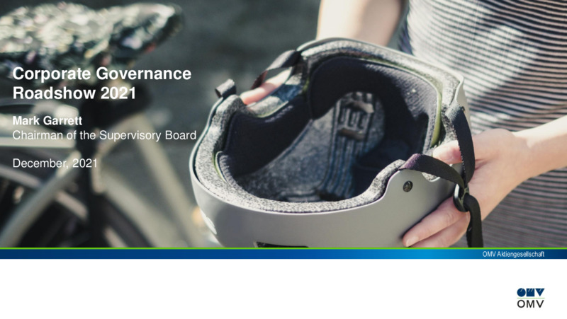 Corporate Governance Roadshow 2021 – OMV Group – slide 1