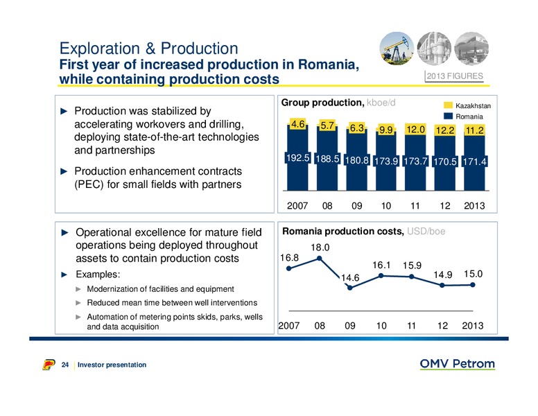 Investor Presentation – OMV – slide 24