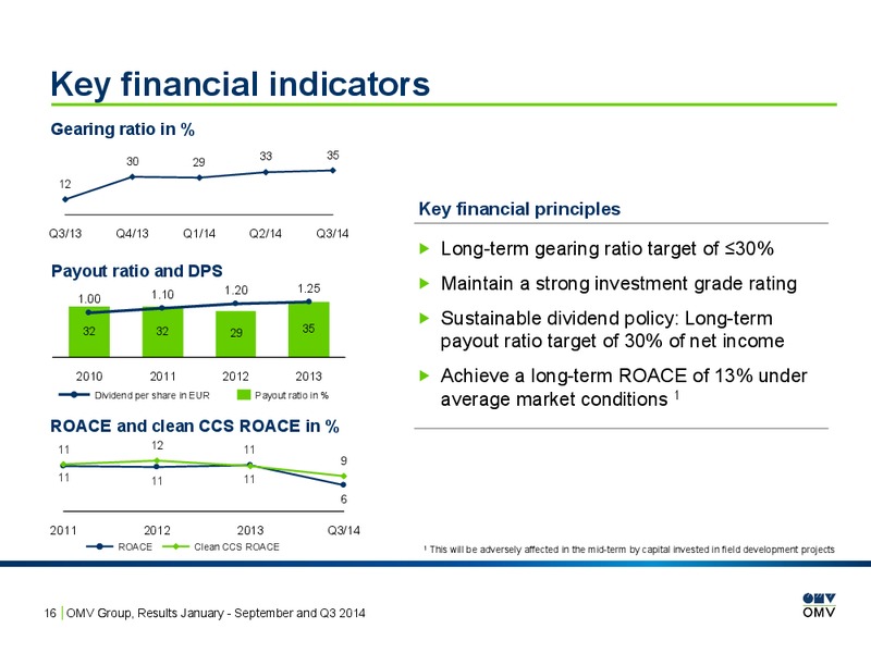 Q3 Results – OMV – slide 16
