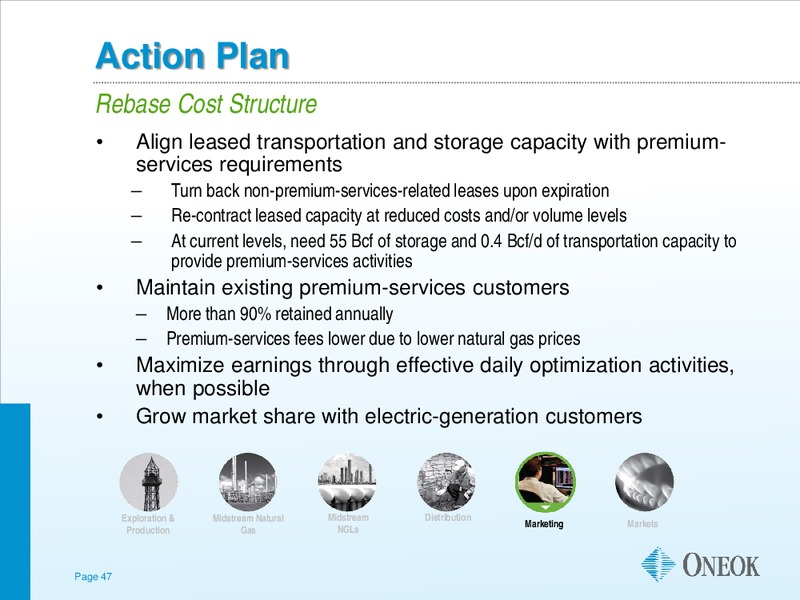 GOLDMAN SACHS GLOBAL ENERGY CONFERENCE – Oneok Inc. – slide 46