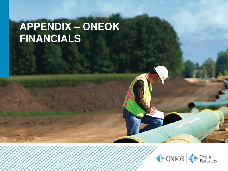 UBS MLP ONE ON ONE CONFERENCE – Oneok Inc. – slide 50