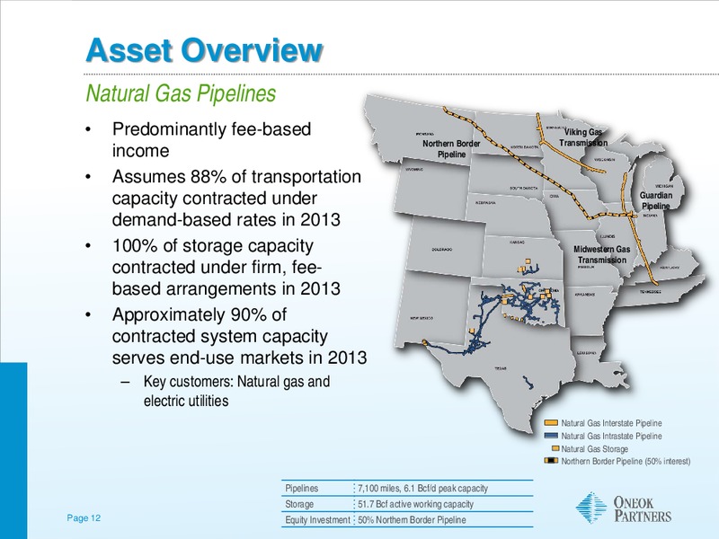 UBS MLP ONE ON ONE CONFERENCE – Oneok Inc. – slide 11