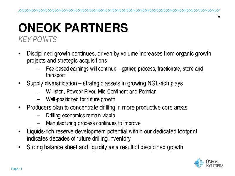 US Capital Advisors Midstream Access Day – Oneok Inc. – slide 10