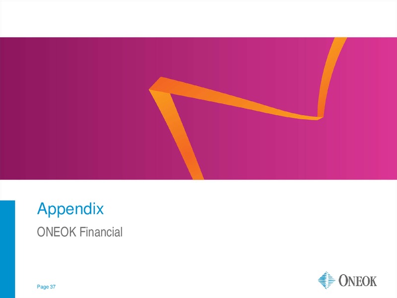 UBS NATURAL GAS ELECTRIC POWER AND MLP CONFERENCE – Oneok Inc. – slide 36