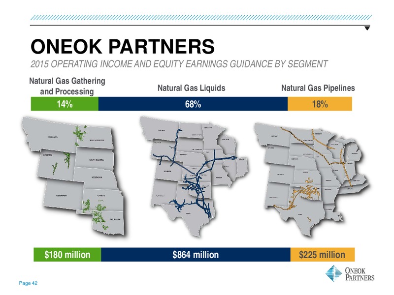 INVESTOR UPDATE – Oneok Inc. – slide 41