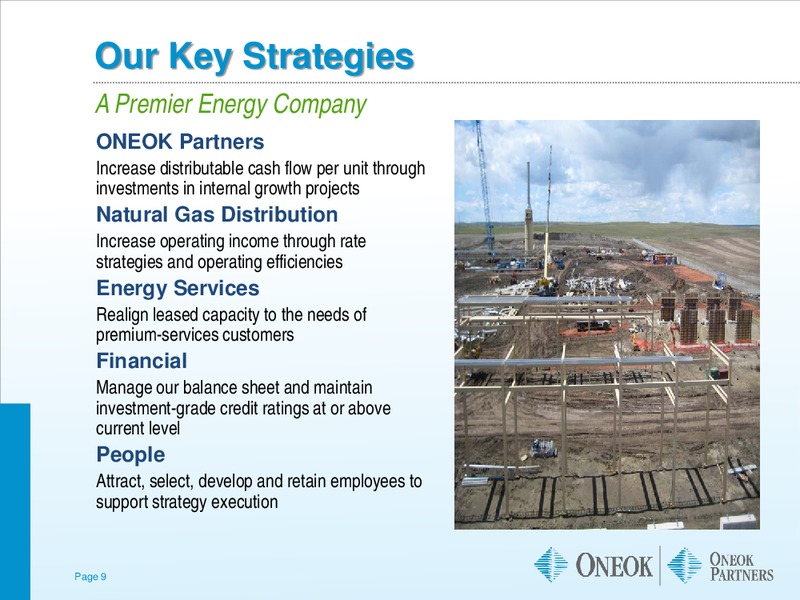 BARCLAYS INVESTMENT GRADE ENERGY & PIPELINE CONFERENCE – Oneok Inc. – slide 8