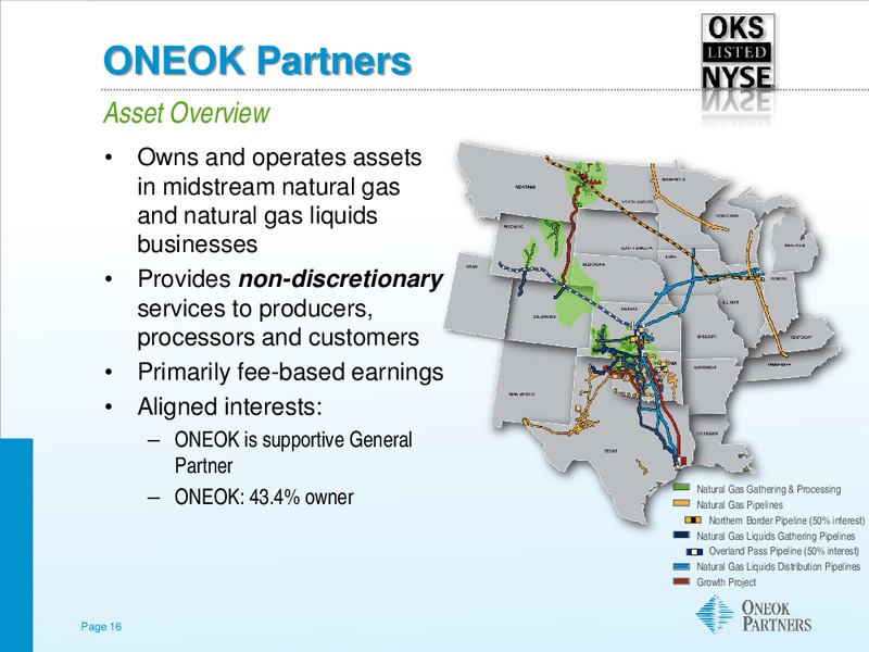 BARCLAYS INVESTMENT GRADE ENERGY & PIPELINE CONFERENCE – Oneok Inc. – slide 15