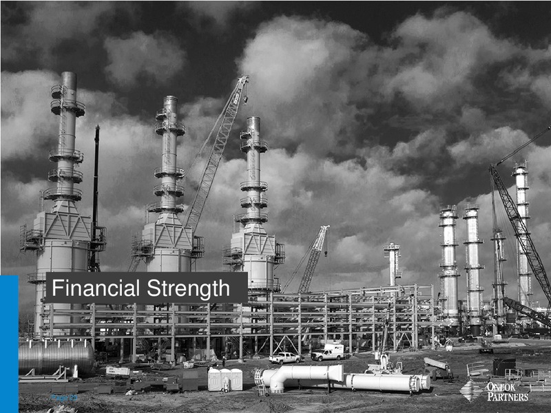 BARCLAYS INVESTMENT GRADE ENERGY AND PIPELINE CONFERENCE – Oneok Inc. – slide 28