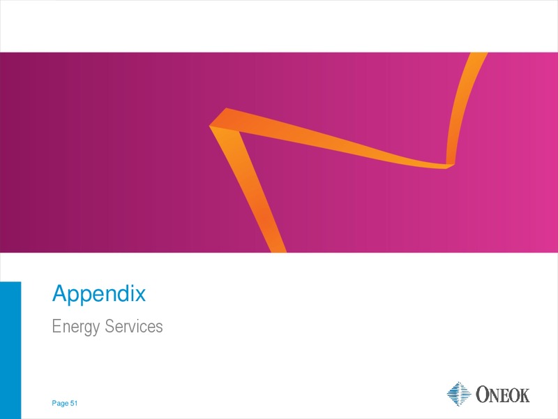 AMERICAN GAS ASSOCIATION FINANCIAL FORUM – Oneok Inc. – slide 50