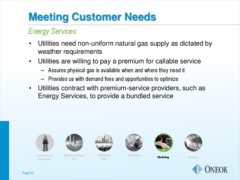 AMERICAN GAS ASSOCIATION FINANCIAL FORUM – Oneok Inc. – slide 51