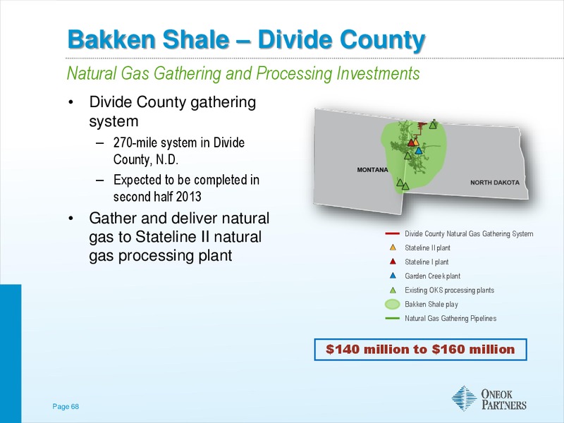 AMERICAN GAS ASSOCIATION FINANCIAL FORUM – Oneok Inc. – slide 67