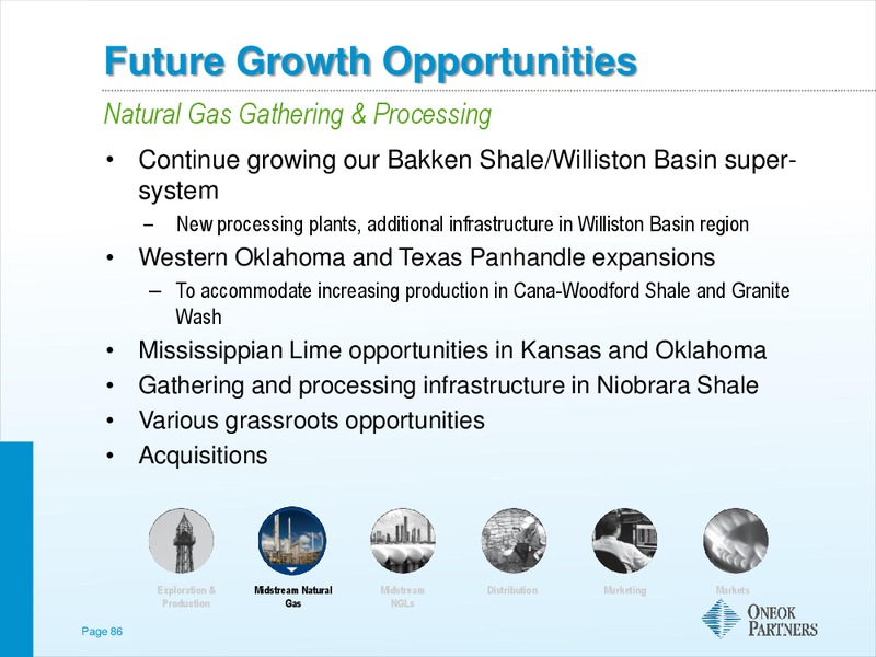 AMERICAN GAS ASSOCIATION FINANCIAL FORUM – Oneok Inc. – slide 85