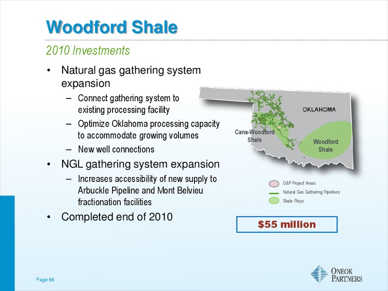 THE AGA FINANCIAL FORUM MAY – Oneok Inc. – slide 65