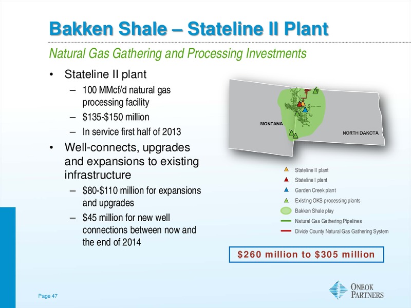CITI 2012 POWER AND GAS CONFERENCE – Oneok Inc. – slide 46