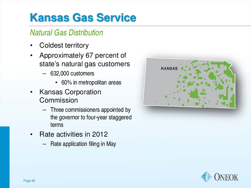 CITI 2012 POWER AND GAS CONFERENCE – Oneok Inc. – slide 94