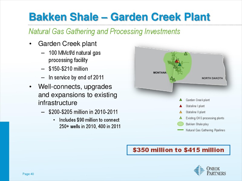 NATIONAL TRADED PARTNERSHIPS INVESTOR CONFERENCE – Oneok Inc. – slide 39