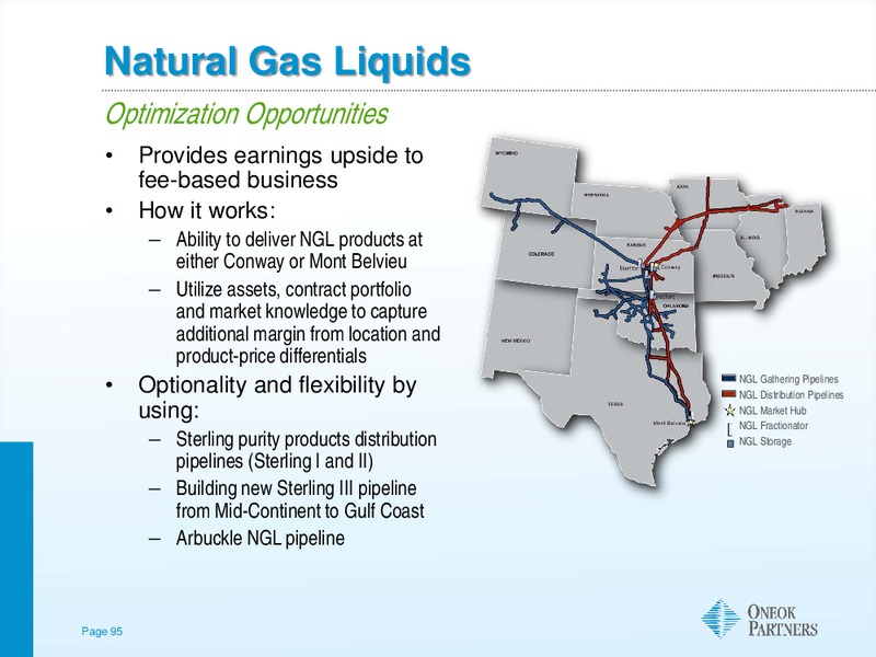 CITI POWER AND GAS CONFERENCE – Oneok Inc. – slide 94