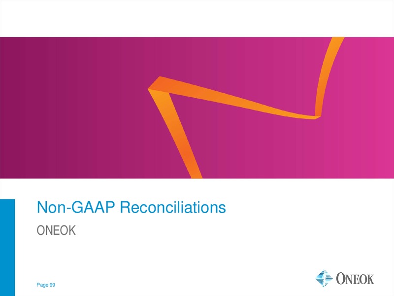 CITI POWER AND GAS CONFERENCE – Oneok Inc. – slide 98
