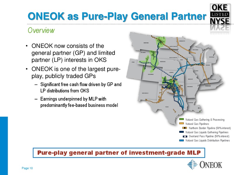 WELLS FARGO KICK THE TIRES HOUSTON – Oneok Inc. – slide 9