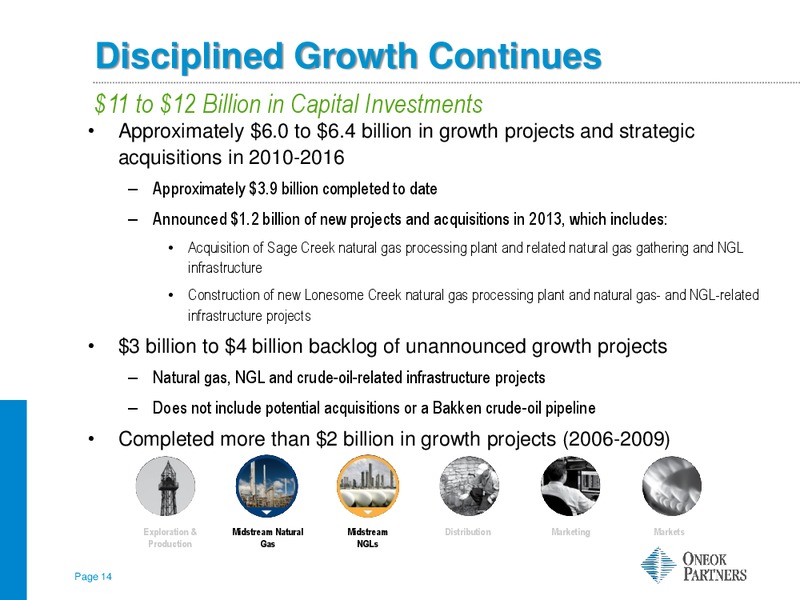 WELLS FARGO KICK THE TIRES HOUSTON – Oneok Inc. – slide 13